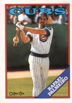 1988 O-Pee-Chee Baseball Cards 186     Rafael Palmeiro